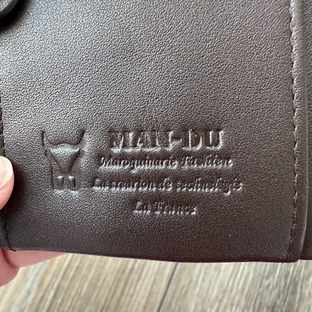 Brown Leather Wallet/Genuine Leather/ La France❌SOLD ❌ - Picture 6 of 16